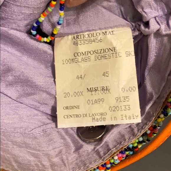 Vintage Moschino beaded handbag - Picture 5 of 11